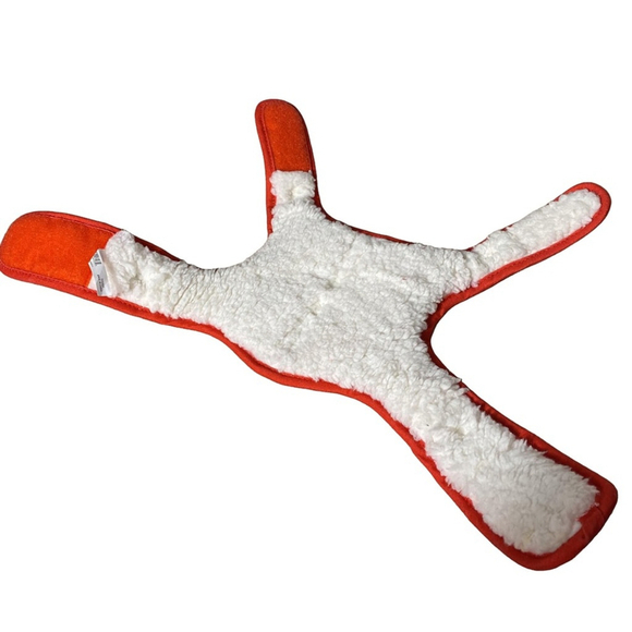 Small Red Plaid Bow Tie Dog Harness - Picture 3 of 6